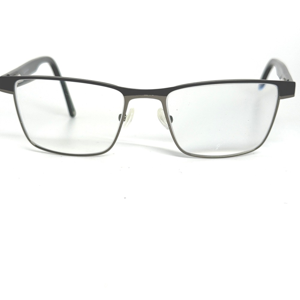 Bulova Banner Elk Black Rectangle Eyeglasses Frames 54-18-145 Mens 22100